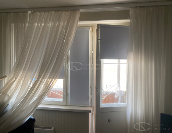 Портфолио Жалюзи на пластиковые окна без сверления