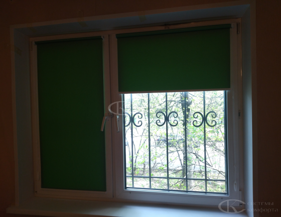 Портфолио Жалюзи на пластиковые окна без сверления
