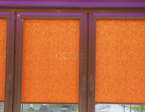 Портфолио Жалюзи на пластиковые окна без сверления