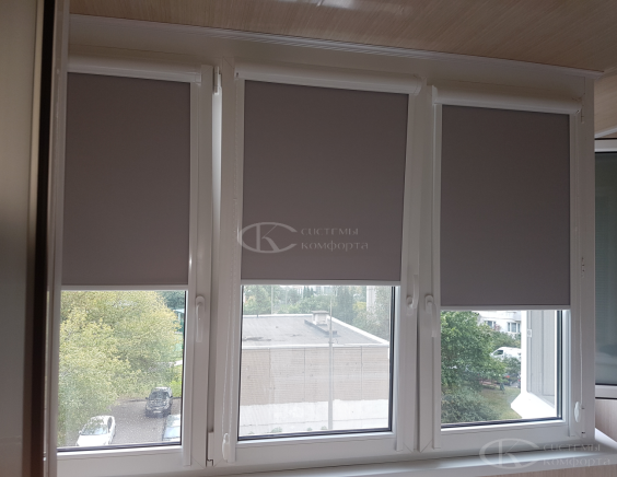 Портфолио Жалюзи на пластиковые окна без сверления