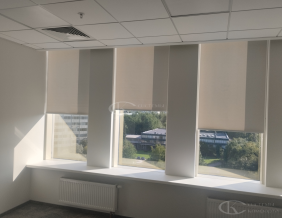 Портфолио Жалюзи на пластиковые окна без сверления