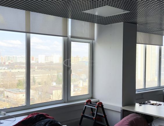Портфолио Жалюзи на пластиковые окна без сверления