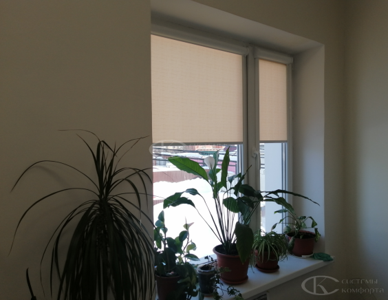 Портфолио Жалюзи на пластиковые окна без сверления