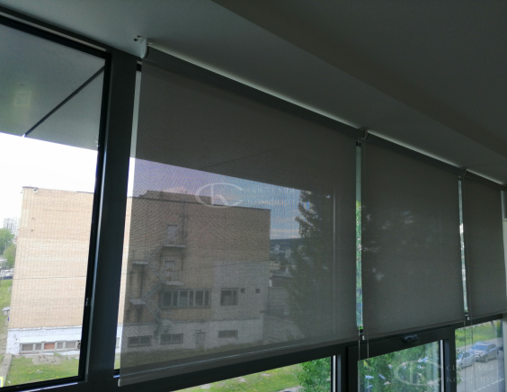 Портфолио Жалюзи на пластиковые окна без сверления