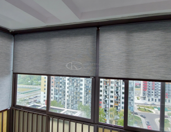 Портфолио Жалюзи на пластиковые окна без сверления