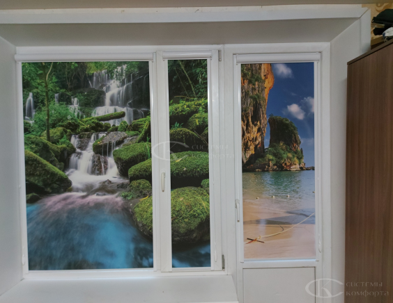 Портфолио Жалюзи на пластиковые окна без сверления