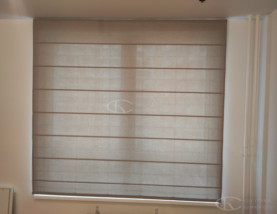 Портфолио работ Римские шторы