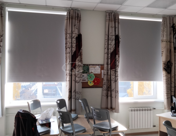 Портфолио Жалюзи на пластиковые окна без сверления