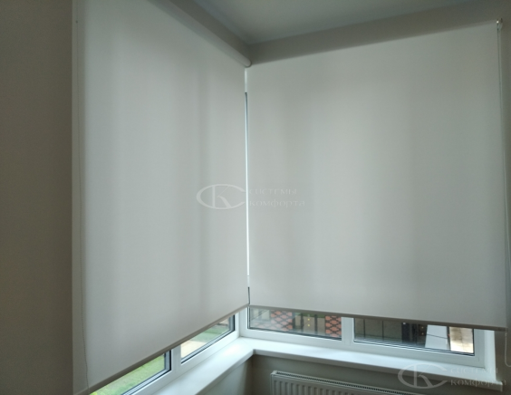 Портфолио Жалюзи на пластиковые окна без сверления