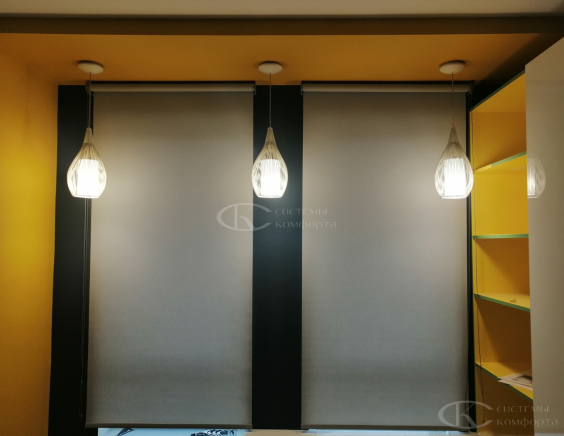 Портфолио Жалюзи на пластиковые окна без сверления