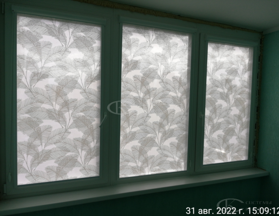 Портфолио Жалюзи на пластиковые окна без сверления