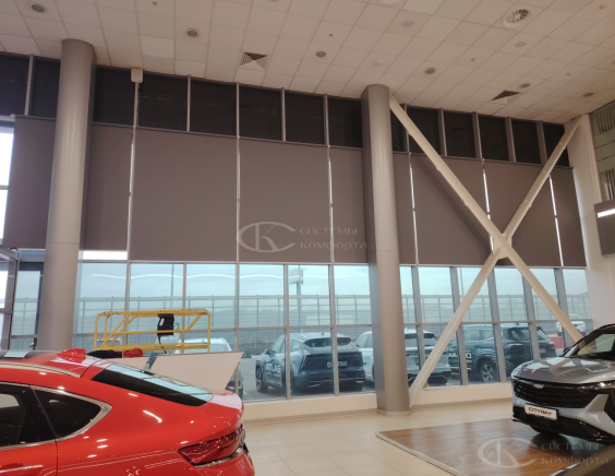 Портфолио Жалюзи на пластиковые окна без сверления