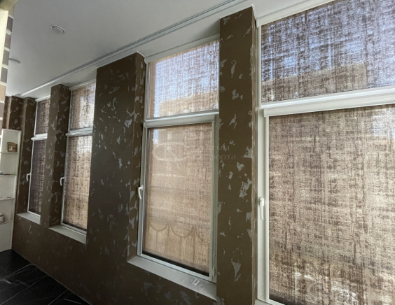 Портфолио Жалюзи на пластиковые окна без сверления