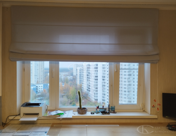 Портфолио работ Римские шторы