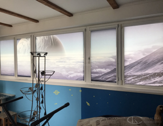 Портфолио Жалюзи на пластиковые окна без сверления