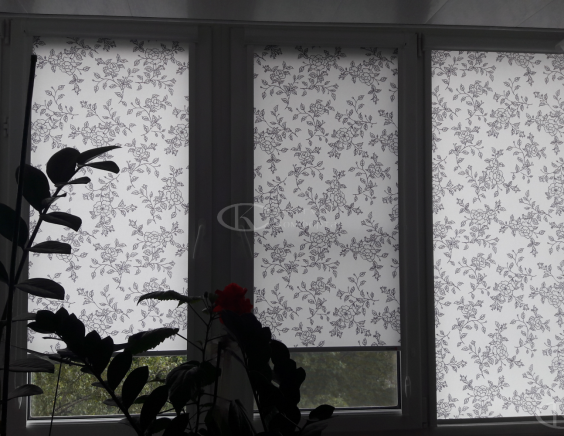 Портфолио Жалюзи на пластиковые окна без сверления