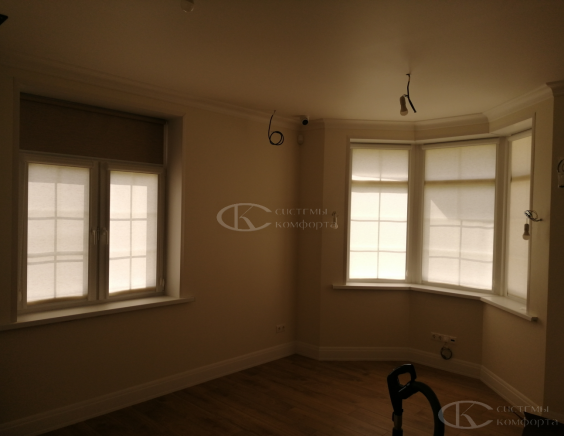 Портфолио Жалюзи на пластиковые окна без сверления