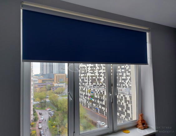 Портфолио Жалюзи на пластиковые окна без сверления