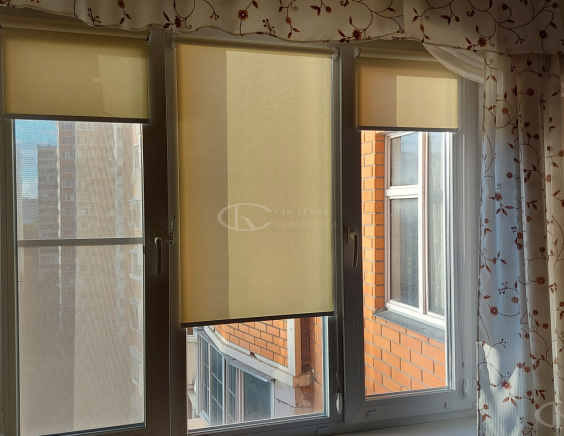 Портфолио Жалюзи на пластиковые окна без сверления